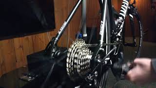 Shimano 105 R7000 shifting [upl. by Anbul]