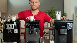 Kaffeevollautomaten  3 MilchschaumSysteme im Vergleich [upl. by Oluap785]