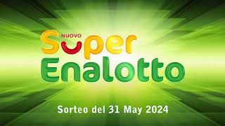 Resultado del Super Enalotto de Italia resultado del 31 de mayo del 2024 [upl. by Pradeep]