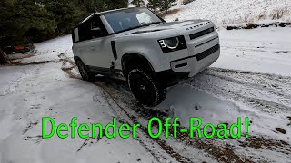 Offroading a Land Rover Defender day after Christmas [upl. by Anisamot]