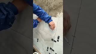 Tiles Installation 😱❤️ Cutting Tips trendingshorts tiles ytshorts installation cuttingskills [upl. by Bibby]