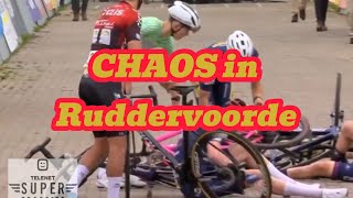 KEY MOMENTS  Cyclocross Telenet Superprestige Ruddervoorde [upl. by Kaspar]