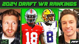 2024 NFL Draft WR Rankings  NFL Stock Exchange [upl. by Eem]