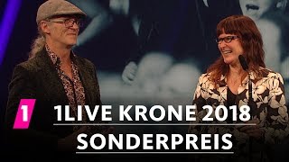 Birgit und Horst Lohmeyer gewinnen den Sonderpreis  1LIVE Krone 2018 [upl. by Andy911]