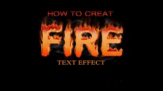 Fire Text Effect Premiere Proburning text effect premiere pro [upl. by Russian]