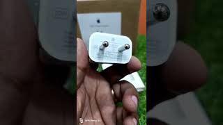 Apple 20w USBC Power Adapter Unboxing 🔥🔥 [upl. by Uliram]