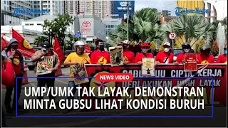 Kenaikan UMPUMK Tak Layak Demonstran Minta Edy Rahmayadi Datangi Pabrik dan Liat Kondisi Buruh [upl. by Strickman]