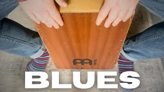 Cajon  Classic Blues Groove [upl. by Yrgoerg181]