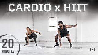 20 Minute Full Body Cardio HIIT Workout NO REPEAT [upl. by Lian587]