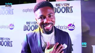 BOMA EX BIGBROTHER HOUSEMATE HONOURED FEMI ADEBAYO IN HIS WORDS AT SEVEN DOORS MOVIE PREMIERE [upl. by Russom]