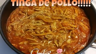 TINGA DE POLLO FACIL DE PREPARAR Y RICA [upl. by Haze]