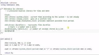 C 11 Library Clocks and Timers  Part I [upl. by Keenan]