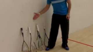 Which squash rackets offer the most power Racket review by PDHSportscom [upl. by Thin]