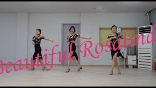 Beautiful Rosalinda  Line dance [upl. by Suhcnip]