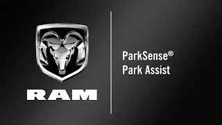 ParkSense® Park Assist  How To  2020 Ram 1500 DT [upl. by Pare928]