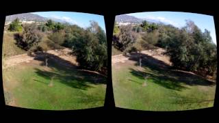 Oculus Rift 3D FPV Quadcopter  A thin Strip of Green [upl. by Athalee]