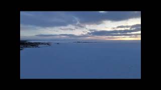 Jan 19th 2024 Mitchell’s Bay Ice Fishing View From The Sky [upl. by Nailluj]