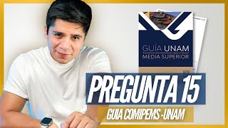 GUÍA UNAMCOMIPEMS 2024  PREGUNTA 15 [upl. by Annotahs293]