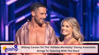 Witney Carson On The Athlete Mentality Danny Amendola Brings To Dancing With The Stars [upl. by Akinor]