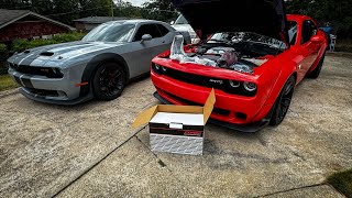 Carbon fiber Cold air intake on my Hellcat [upl. by Acirre]