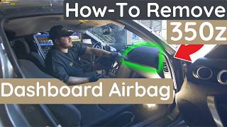 How to Remove a 350z Dashboard Airbag  StepbyStep DIY Guide [upl. by Vullo536]