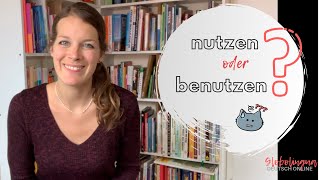 „nutzen“ oder „benutzen“  Typische Fehler [upl. by Oeram]