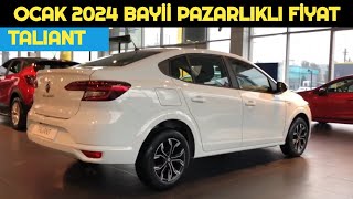 OCAK 2024 RENAULT TALIANT BAYİİ PAZARLIKLI FİYATI  Daha Ucuz Otomatik Yok [upl. by Lady]