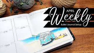 PLAN WITH ME  APRIL WEEKLY Bullet Journal 2020 Setup  Australia theme [upl. by Trent]