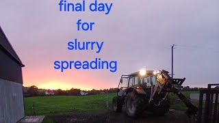 the final day for slurry spreading 2024 [upl. by Aneeres954]