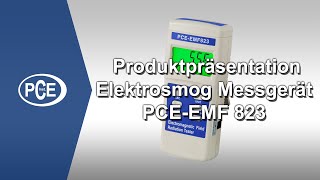 Produktvorstellung Elektrosmog Messgerät PCEEMF 823  pceinstruments [upl. by White]