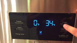 How to TURN UP a Samsung Fridges Temperature [upl. by Shaia270]