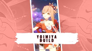 BUILD Básica y Rápida de YOIMIYA  Genshin Impact Shorts [upl. by Vatsug129]