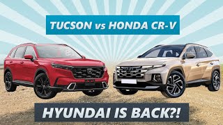 2025 Hyundai Tucson vs 2025 Honda CRV – Is Hyundai Back [upl. by Aivin614]