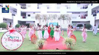 Wishing You all a Very Merry Christmas 🎄🎄🎄  Group Dance Performance  Rainbow School  Nellore [upl. by Kilroy225]