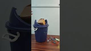 DIY Smart Dustbin using Arduino arduino schoolprojects diy [upl. by Inavihs831]