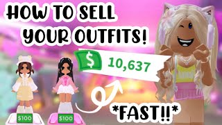 SELL OUTFITS 10X FASTER ON ADOPT ME WITH THESE TIPS🐯⭐️adoptmeroblox preppyadoptme preppyroblox [upl. by Manvel]