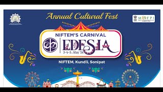 Watch LIVE NIFTEM’s annual fest ‘EDESIA’ [upl. by Helprin231]