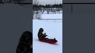 Tobogganing  Kinsmen Park [upl. by Wrand]