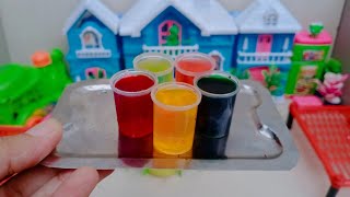 Miniature Rainbow🌈 Slush  Rainbow Slush🥤  Miniature Rainbow🌈 Slush Recipe  Nazin Miniature [upl. by Davidde]