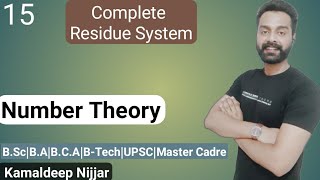 15 Complete Residue system modulo m  residue set of b modulo m  congruence  Number theory [upl. by Alamak]