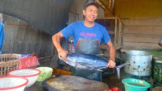 EXCELLENT CUTTING SKILLS  TUNA FISH CUTTING SKILLS BY EXPERT FISH CUTTER [upl. by Bentley]