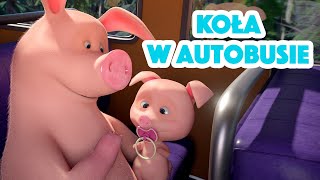 Masza i Niedźwiedź 🐻 Koła w autobusie 🚌 Piosenka dla dzieci 👱‍♀️ Dziecięce piosenki [upl. by Morganne]