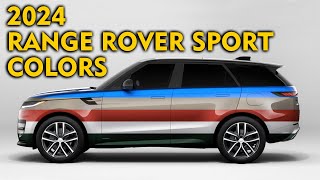 United Colors of 2024 Range Rover Sport [upl. by Cyler699]