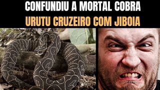 Confundiu Cobra Urutu cruzeiro com Jiboia  Biólogo Henrique O Biólogo das Cobras [upl. by Sharon559]