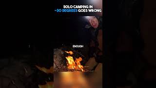 Solo Camping In Alaska Goes Wrong shorts viral [upl. by Sinned]