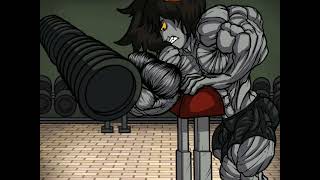 Biceps curl  Muscle growth animation [upl. by Frederick]