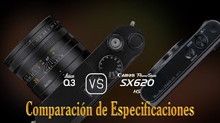 Leica Q3 vs Canon PowerShot SX620 HS Una Comparación de Especificaciones [upl. by Palmira]