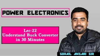 Lec 22 Understand Buck Converter in 30 minutes [upl. by Shiller493]