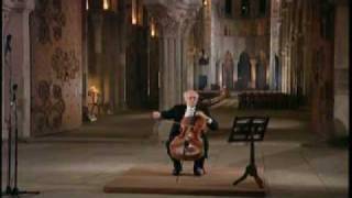 Rostropovich Plays Bach 1iv Sarabande [upl. by Nitsreik]