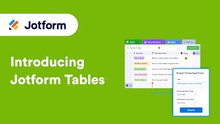 Introducing Jotform Tables A short guide on how to get started [upl. by Ahsehyt]